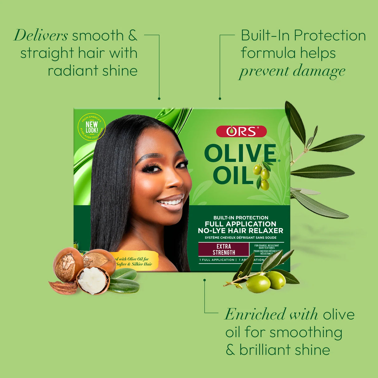 ORS Olive Oil No-Lye Relaxer – Extra Strength