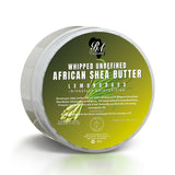 RA Cosmetics Whipped Shea Butter Lemongrass 100% Pure and Natural African Shea Butter  6 oz
