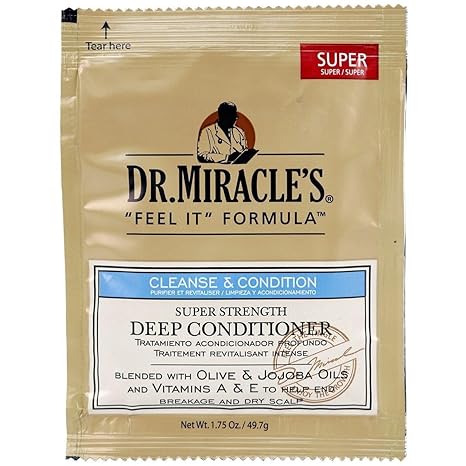 Dr. Miracle's Cleanse & Condition Feel it Formula Deep Conditioning Treatment 1.75 oz