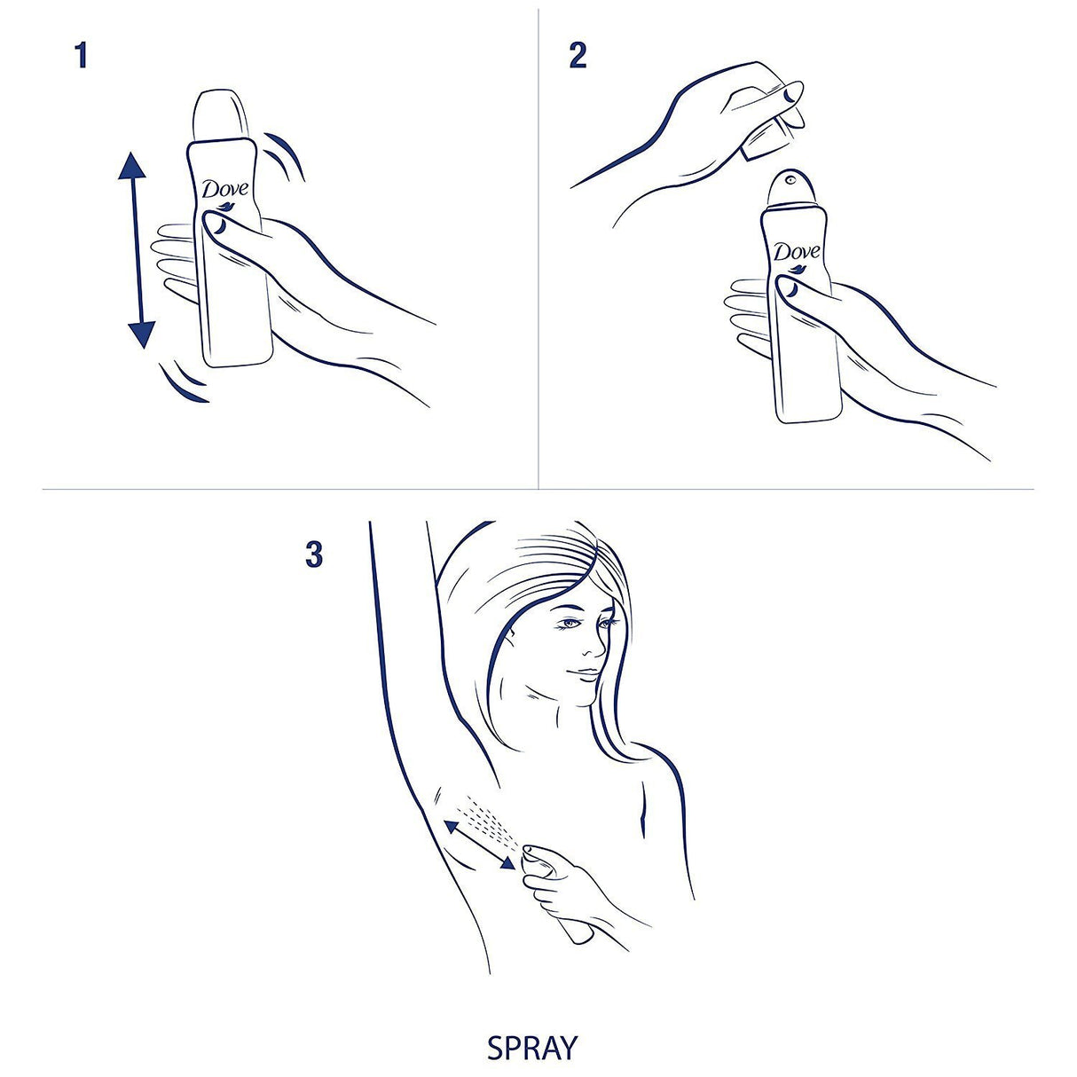 Dove Women Anti Perspirant Spray 150 ml