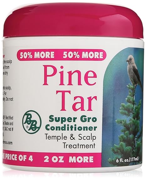 Bronner Bros BB Pine Tar Super Gro Conditioner - 6oz