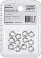 RED BY KISS Rhinestone Hair Beads 12 Pack