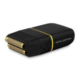 StyleCraft Black Instinct Cordless Double Foil Shaver – Torque Control, USB-C Rechargeable(SC807B)