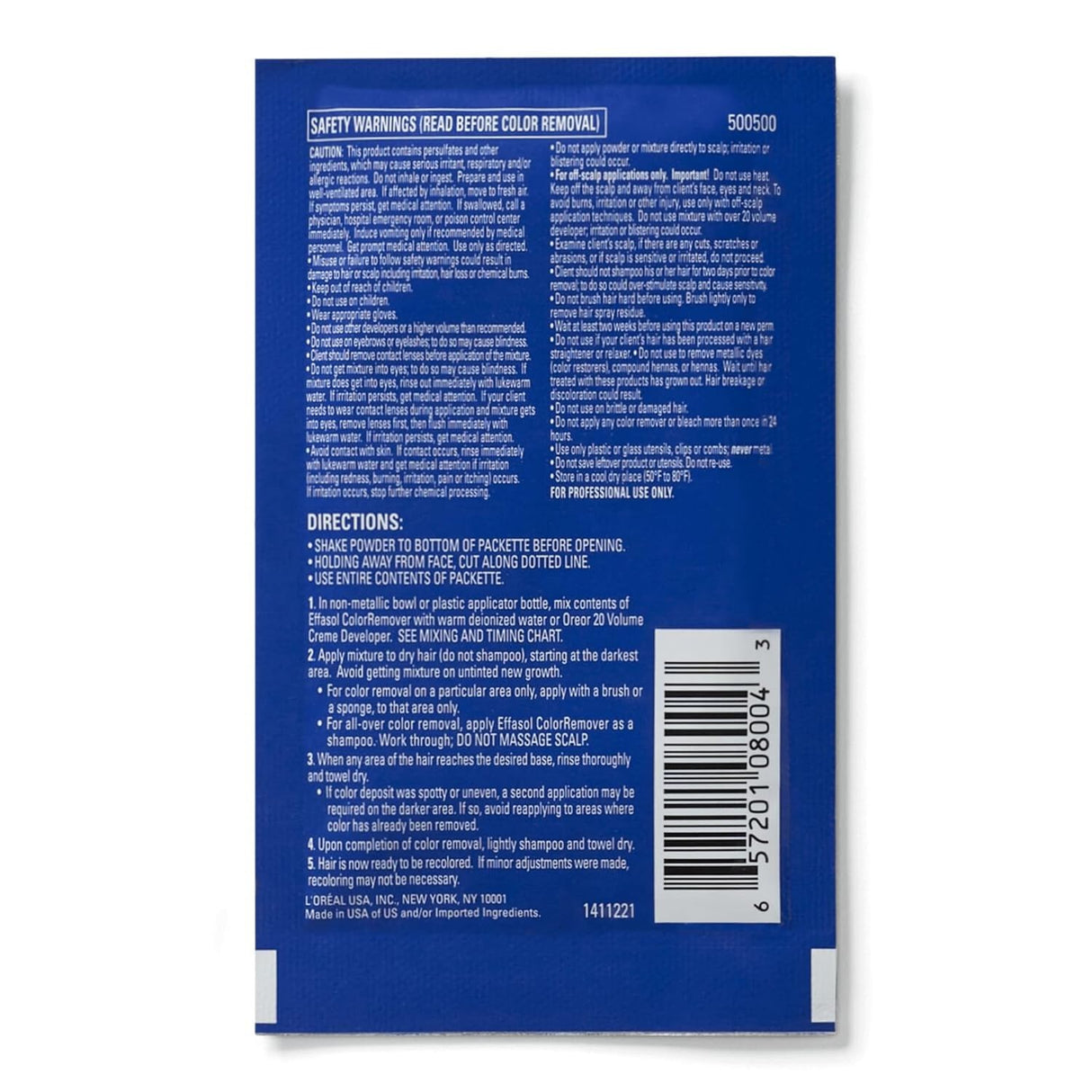 Loreal Color Remover Packet - 7/8oz