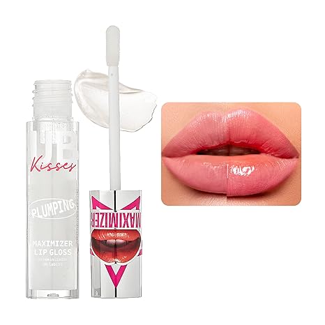 Ruby Kisses Plumping Lip Gloss Hydrating High-Shine Lip Plumper 0.15oz