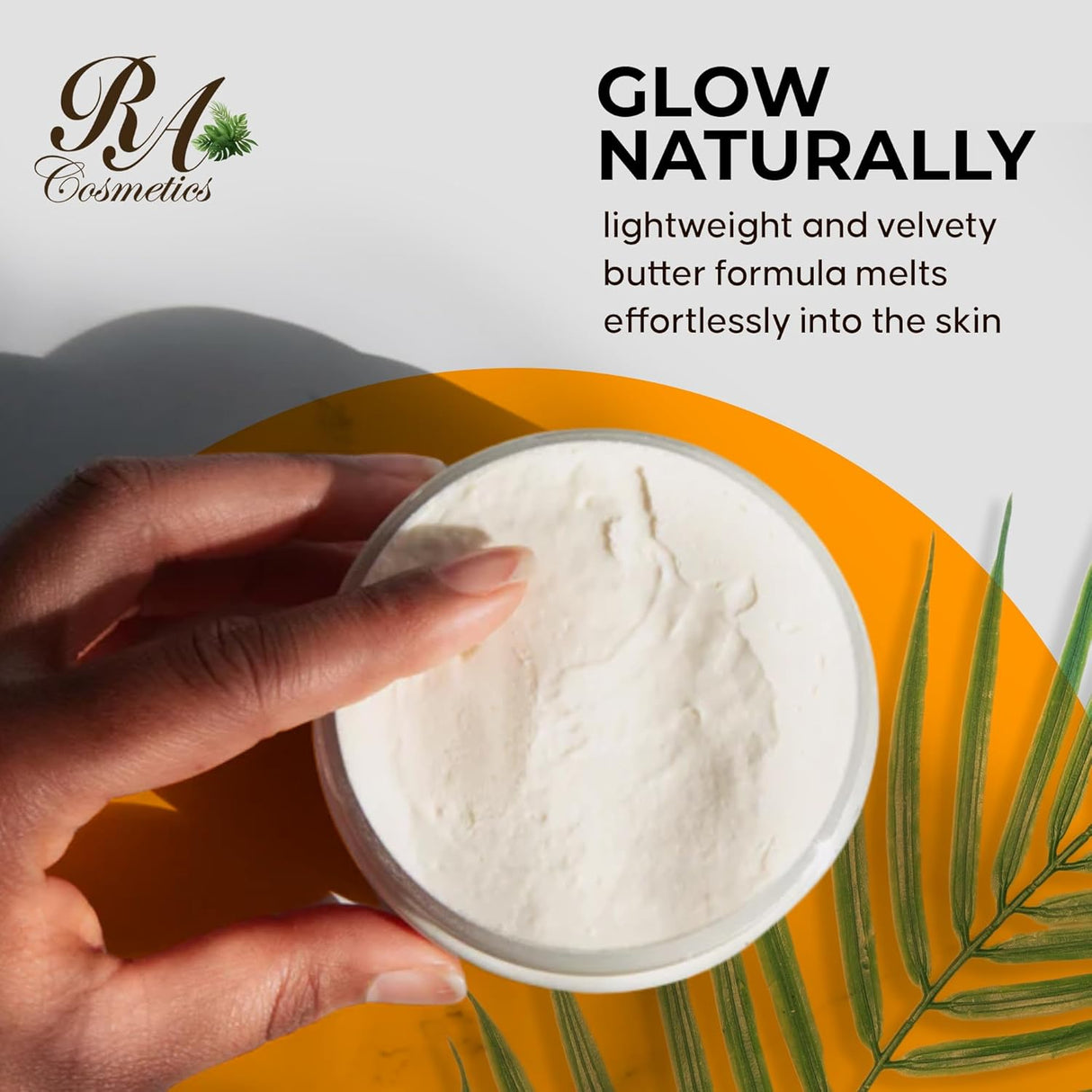 RA Cosmetics 100% All Natural African Shea Butter Whipped Mango 6 oz