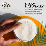RA Cosmetics 100% All Natural African Shea Butter Whipped Mango 6 oz