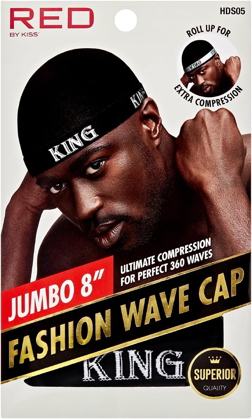 RED BY KISS FASHION WAVE ULTRA STRETCH KING CAP