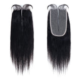 Boss Bundle Virgin Hair Closure Wet & wavy Jerry Curl - 5"