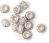 RED BY KISS Rhinestone Hair Beads 12 Pack