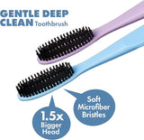 RED BY KISS Charcoal Infused Toothbrush – Fine Bristles for Gentle Deep Cleaning