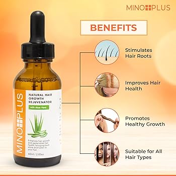 Mino Plus Hair Serum with Aloe Vera – 60ml