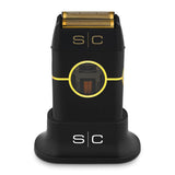 StyleCraft Black Instinct Cordless Double Foil Shaver – Torque Control, USB-C Rechargeable(SC807B)