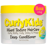 CurlyKids Hair Detangler Conditioner for Kids Kinky, Wavy & Curly Hair 8 oz