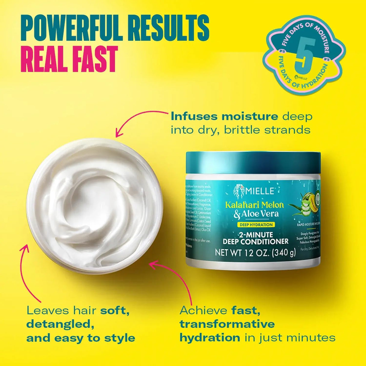 Mielle Rapid Moisture 2 Minute Deep Conditioner