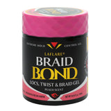 Laflare Peach Braid Bond Gel Extreme Hold for Natural & Kids Hair 14.54 oz