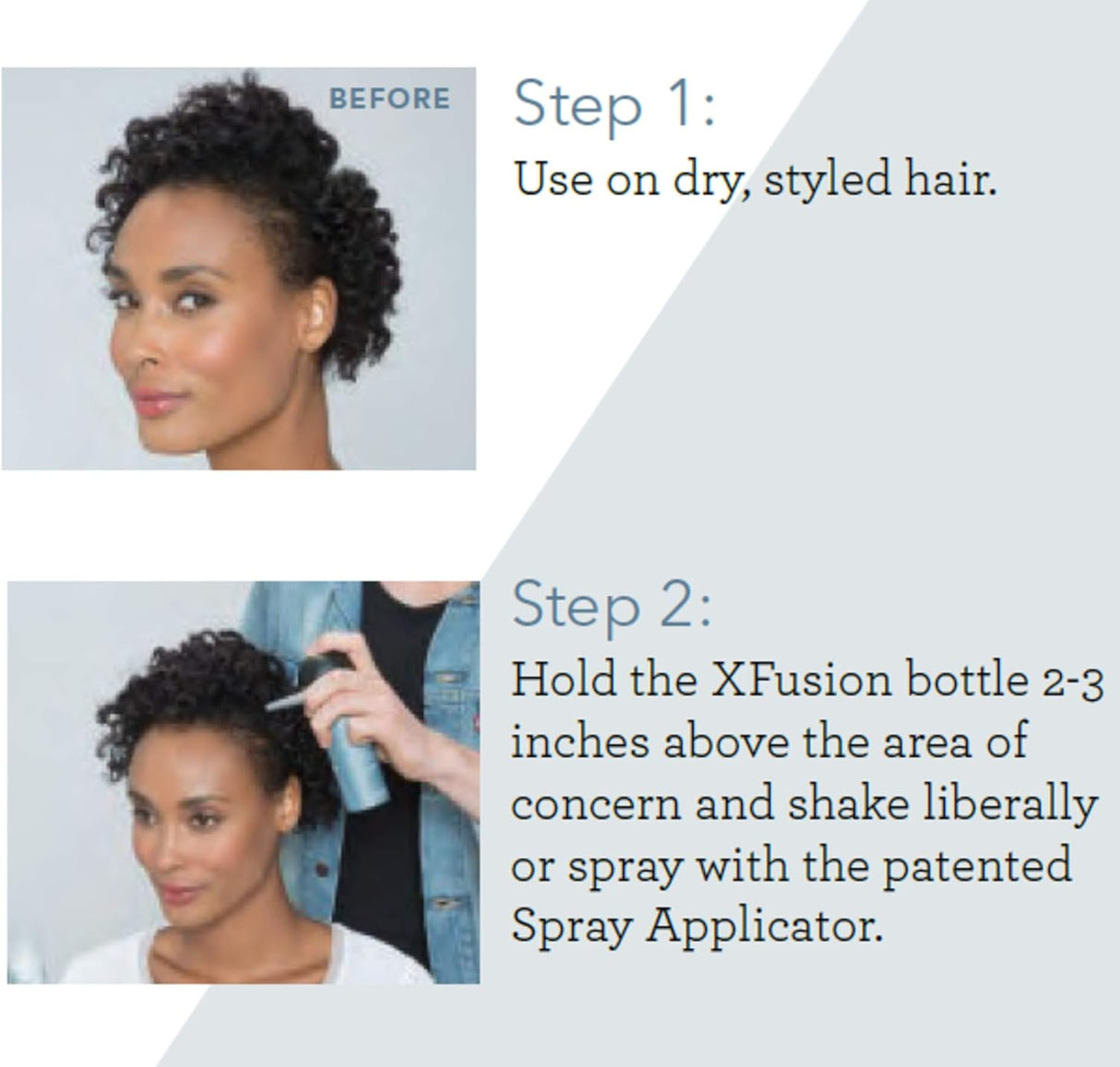 Xfusion Black Keratin Hair Fibers Regular size 15G