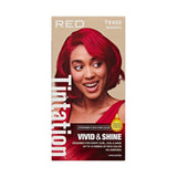 Red by Kiss Tintation Vivid & Shine Permanent Hair Dye – High Lift Formula 100% Gray Coverage