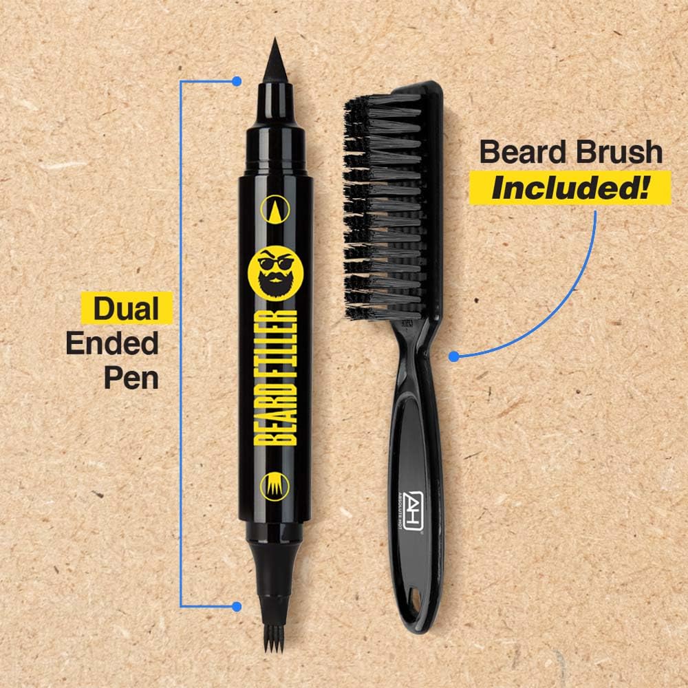 Absolute New York Dual Ended Black Beard Filler Pen (HCBP02)