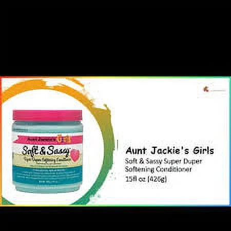 Aunt Jackie's Girls Soft & Sassy Super Duper Softening Conditioner 15 oz
