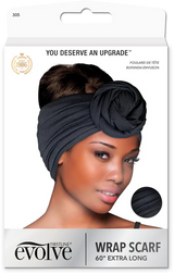 Evolve Wrap Scarf Black (305)