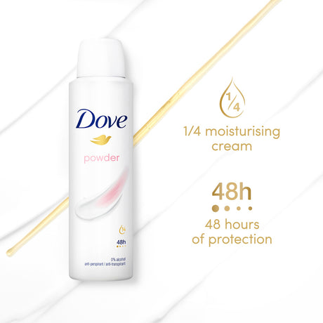 Dove 48 Hours Deodorant Powder Spray 150ML