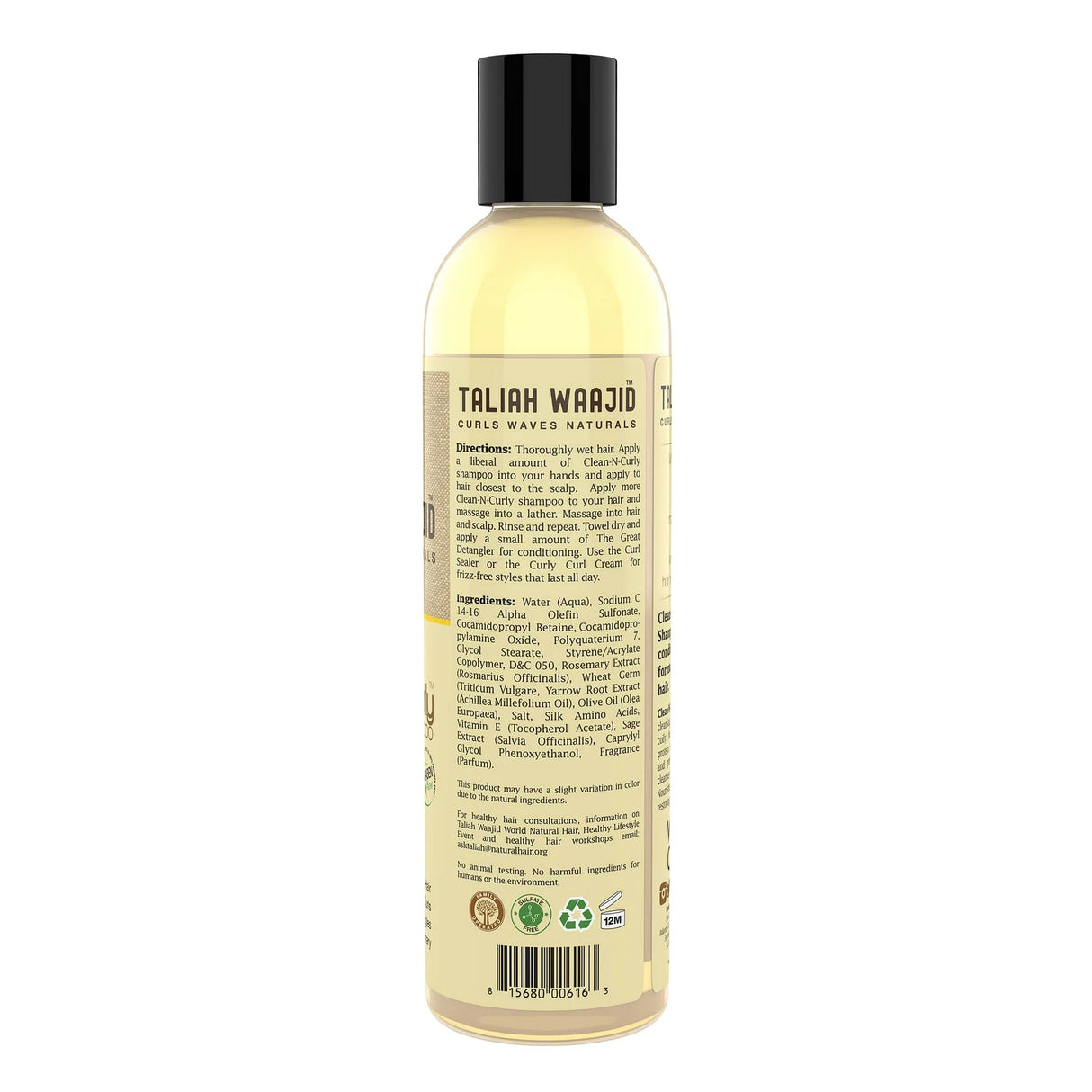 Taliah Waajid Clean-N-Curly Hydrating Shampoo 8oz