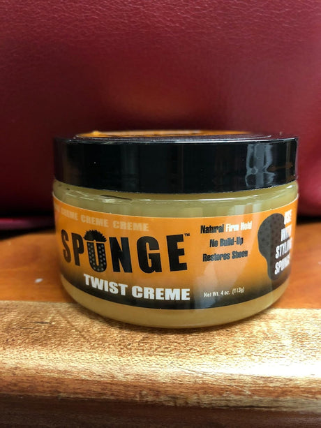Spunge Barber Salon Hair Twist Creme Regular Hold 8 oz