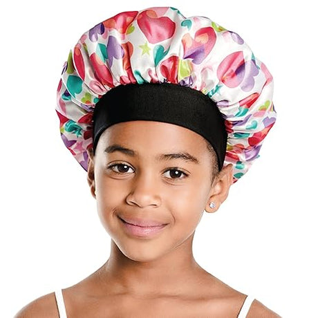 RED BY KISS Kids Satin Reversible Bonnet