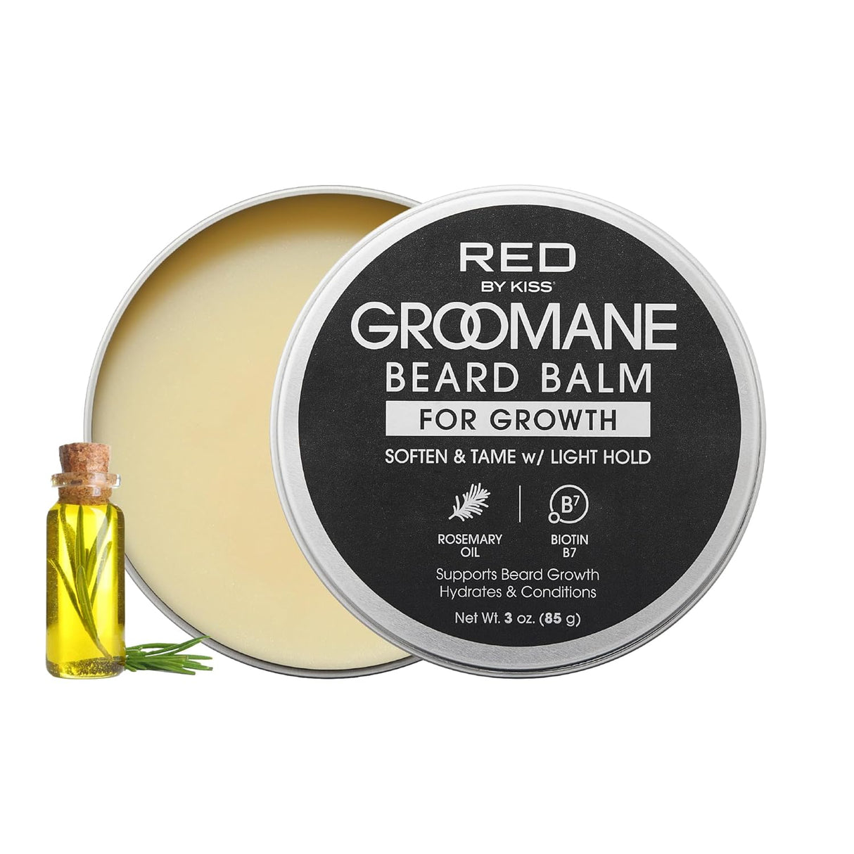 Red by Kiss Sandalwood Groomane Beard Balm 3 oz