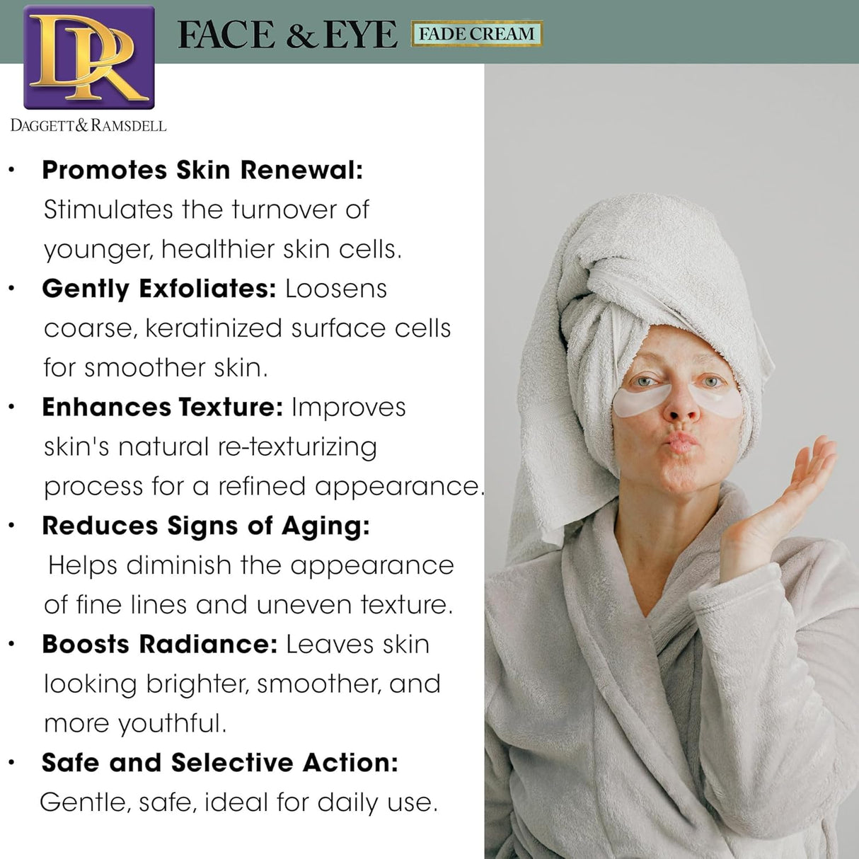 Daggett & Ramsdell Face and Eye Fade Cream 4 oz