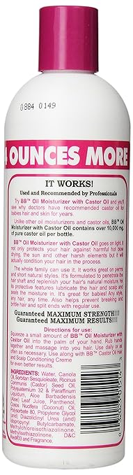 Bronner Bros BB Maximum Strength Oil Moisturizer 12oz