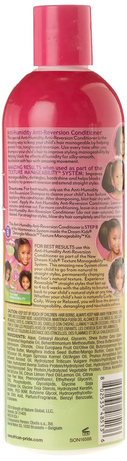 African Pride Dream Kids Olive Miracle Detangling Moisturizing Conditioner 12 oz