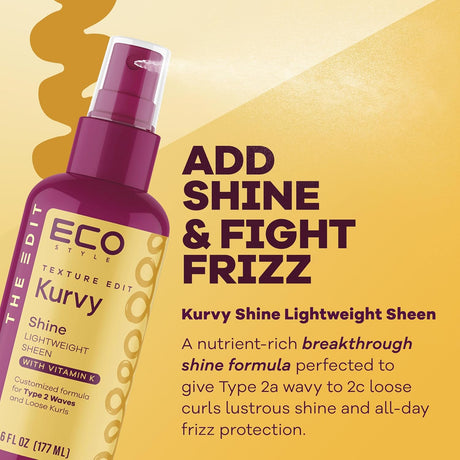 Eco Style The Edit Texture Edit Kurvy Shine Sheen 6 oz