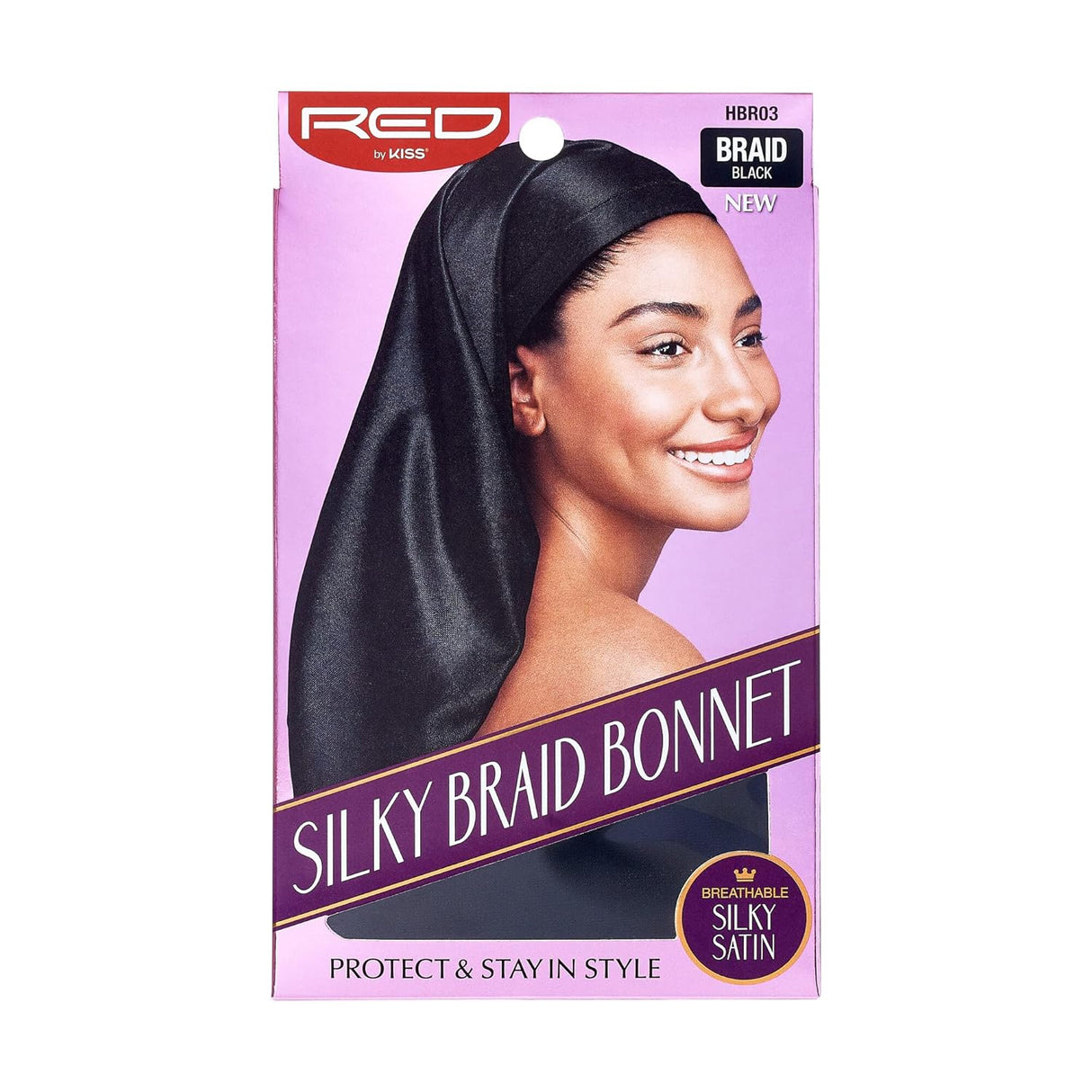 RED BY KISS Silky Braid Bonnet