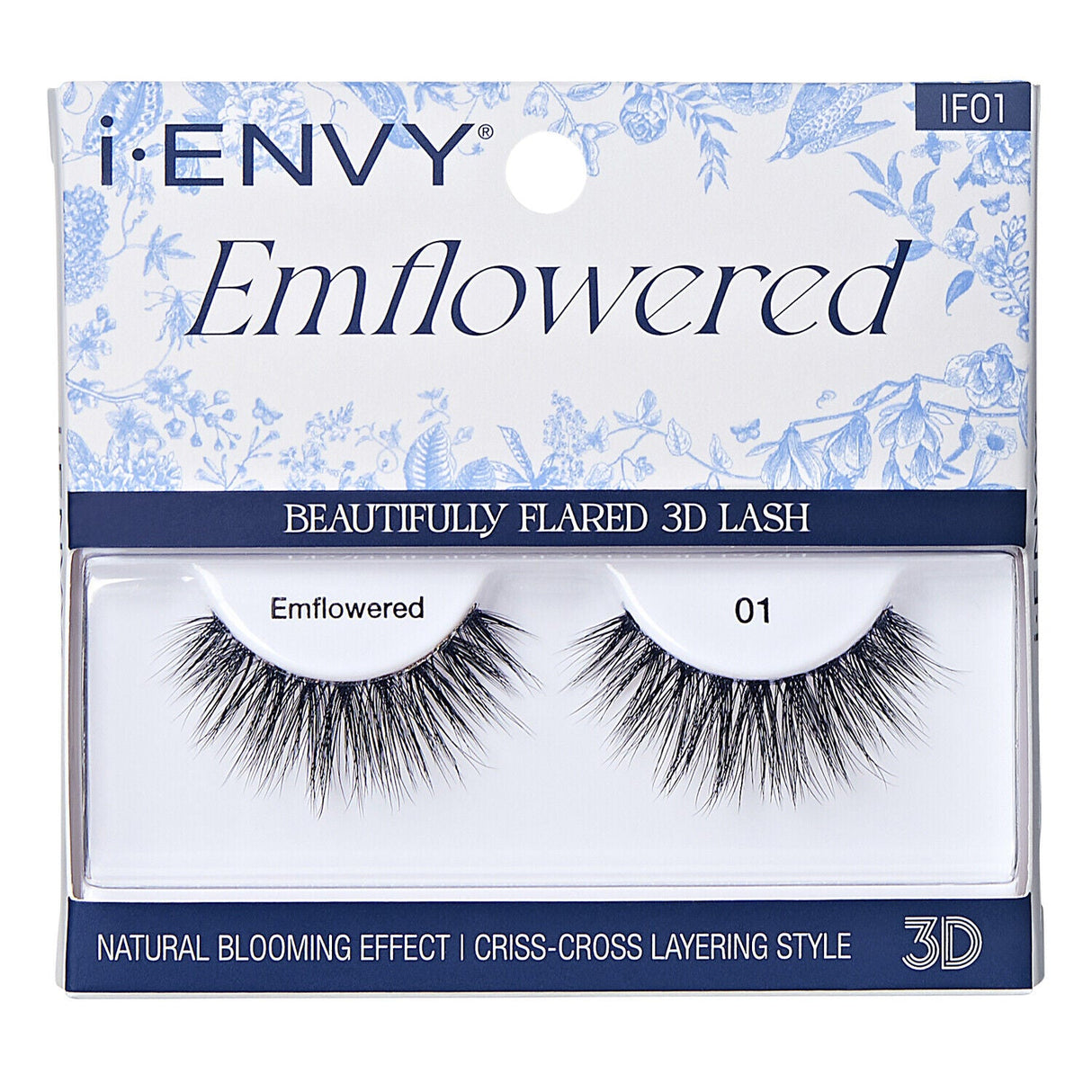 IEnvy Emflowered Beautifully Flared 3D Lashes