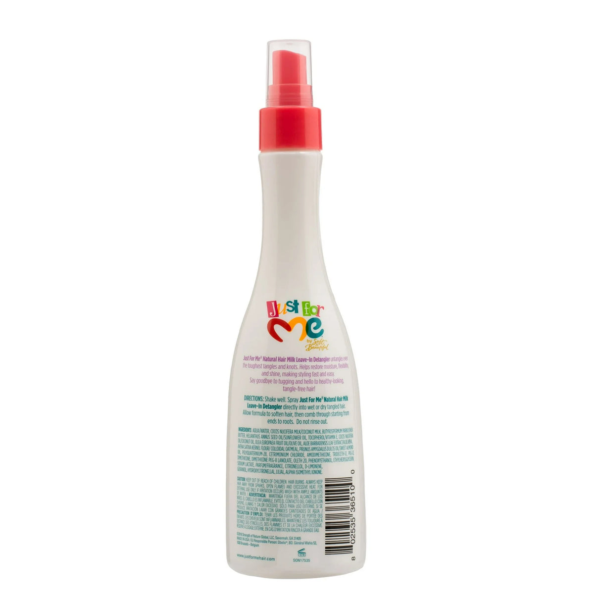 Just For Me Natural Hair Milk Detangler For All Hair Textures 10 oz