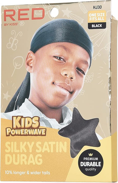 RED BY KISS Kids Silky Satin Durag