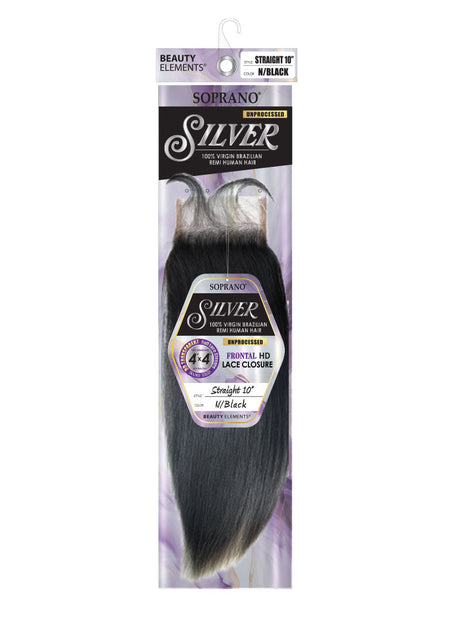 Silver Remi 4x4 Full Lace Closure Straight