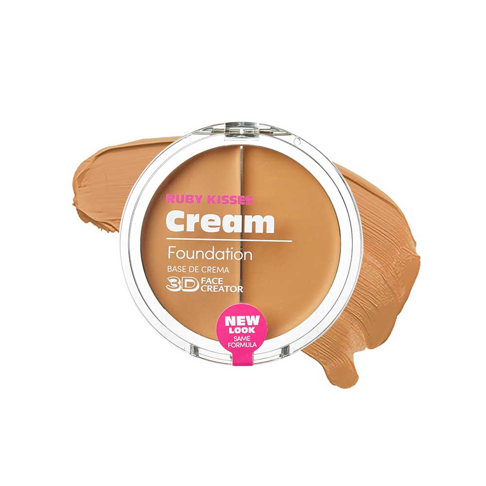 RUBY Kisses 3D Face Creator Duo Cream Foundation & Concealer Buildable Coverage