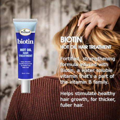 Difeel Biotin Hot Oil Hair Treatment 1.5 oz