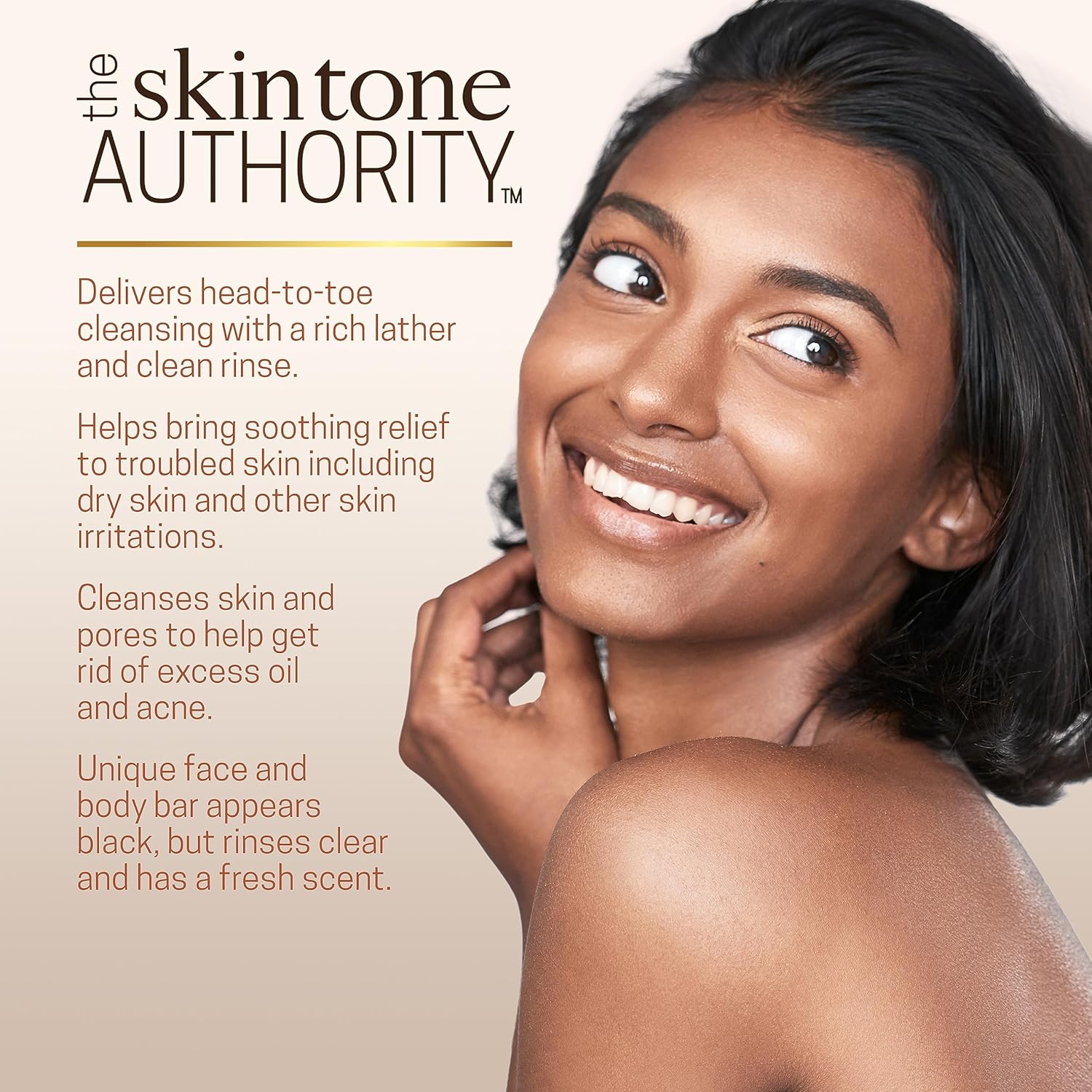 AMBI Black Soap Cleansing Bar 5.3oz, Deep Pore Detox & Nourishing Care-4