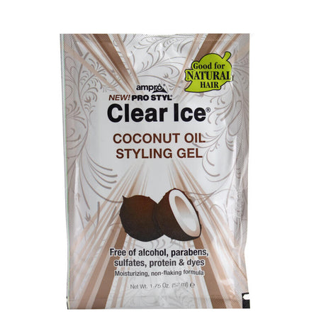 AMPRO CLEAR ICE COCONUT STYLING GEL 1.75OZ-1
