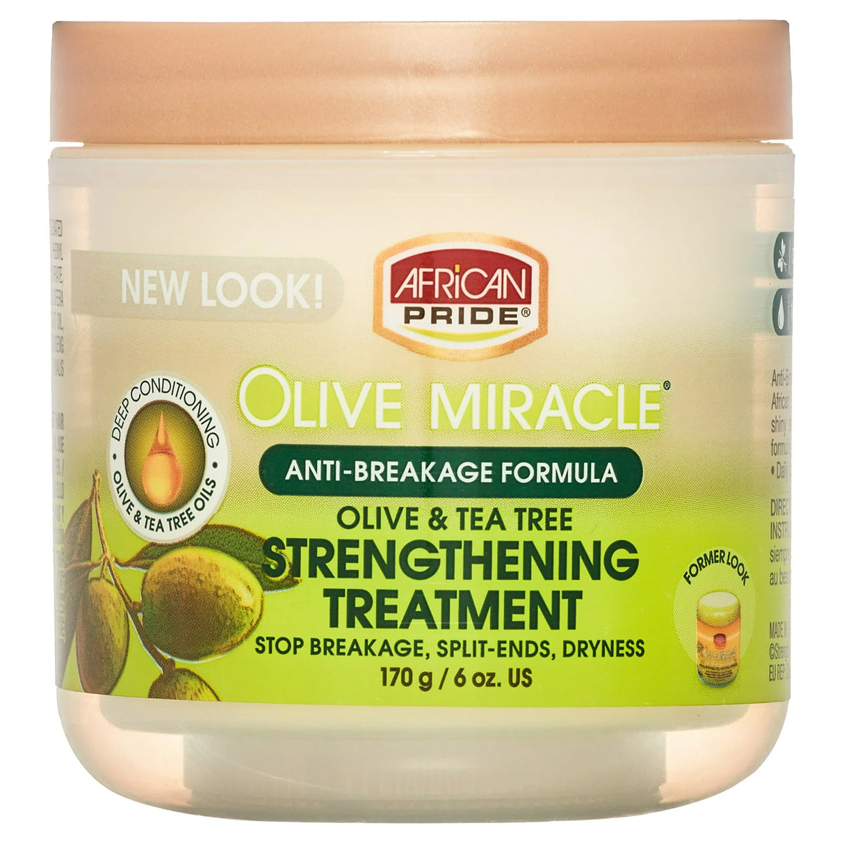 African Pride Olive Miracle Anti Breakage Strenghening Treatment 6 oz