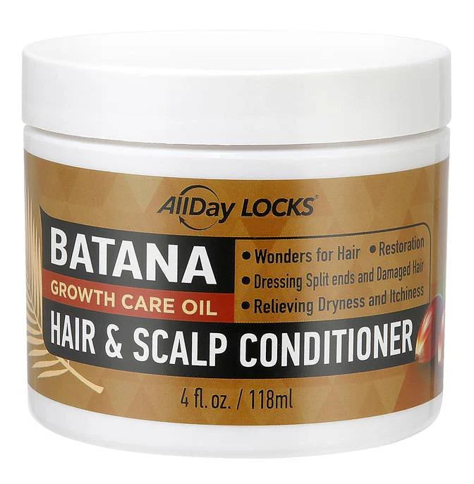 All Day Batana Hair & Scalp Conditioner 4oz, Batana hair and scalp conditioner, moisturizing hair conditioner, deep conditioning scalp treatment, All Day Batana 4oz conditioner, conditioner for dry and damaged hair, natural hair care conditioner, hydrating hair treatment, strengthening hair conditioner, nourishing scalp treatment, Batana oil hair care, daily use hair conditioner, All Day hair conditioner, softening hair treatment, conditioner for frizzy hair, repair damaged hair, All Day Batana moisturizing