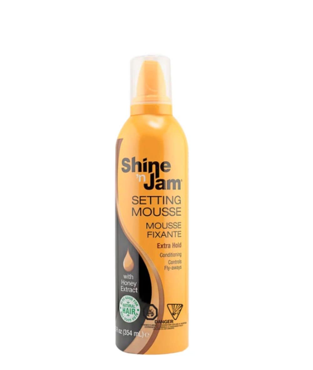 Ampro Shine N EXTRA HOLD SETTING MOUSSE 12OZ