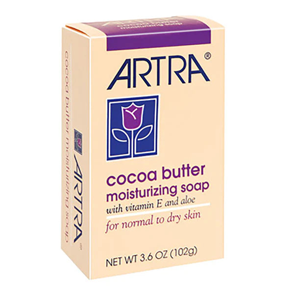 Artra Cocoa Butter Moisturizing Soap 3.6oz, Artra cocoa butter soap, moisturizing soap bar, hydrating skin soap, Artra butter soap for dry skin, cocoa butter skin care soap, softening soap for smooth skin, Artra moisturizing soap, soap for healthy glowing skin, nourishing cocoa butter soap, daily use moisturizing soap, gentle skin soap, Artra 3.6oz cocoa butter soap, soap for rough dry skin, skin moisturizing bar, natural skin care soap, hydrating body soap