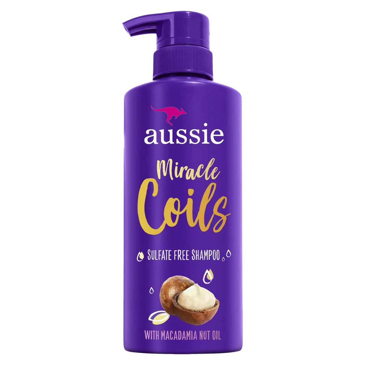 Aussie Miracle Coils Nourishing Shampoo for Textured Hair – 16oz