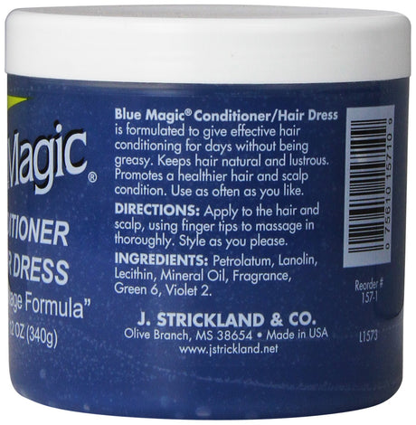 BLUE MAGIC CONDITIONER HAIR DRESS THE ORIGINAL - 12OZ