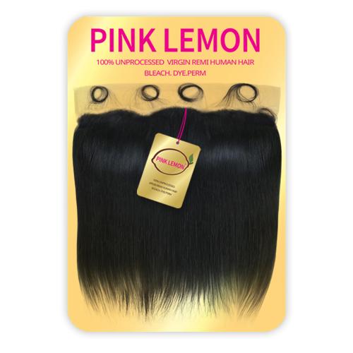 PINK LEMON 13X4 LACE FRONTAL STRAIGHT 100% HUMAN HAIR